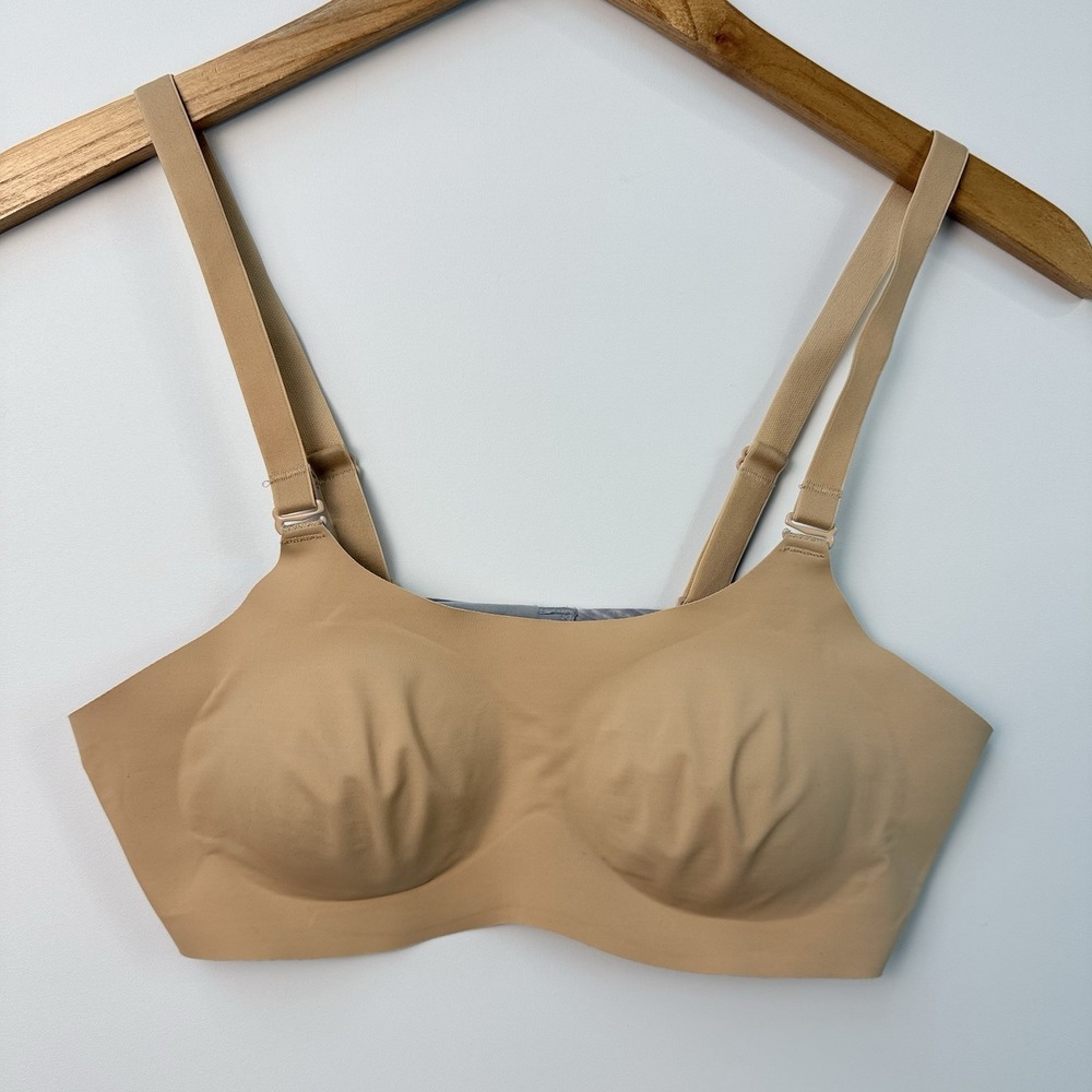 Knix‎ LuxeLift Contour Bra Womens 1 Beige Wireless Smooth Everyday Support $72